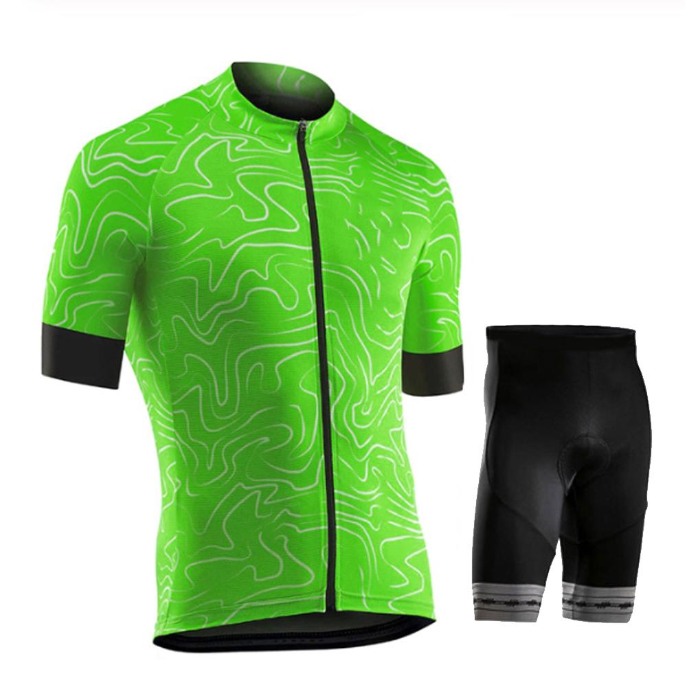 Men Short Sleeve Set Breathable Racing Sport MTB Bicycle Clothes Outdoor Bike Uniform 2026 Summer Breathable Cycling Suit Set