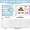 30 Envelope Savings Challenge Binder PU Leather Budget Book for Savings Challenge Waterproof Reusable