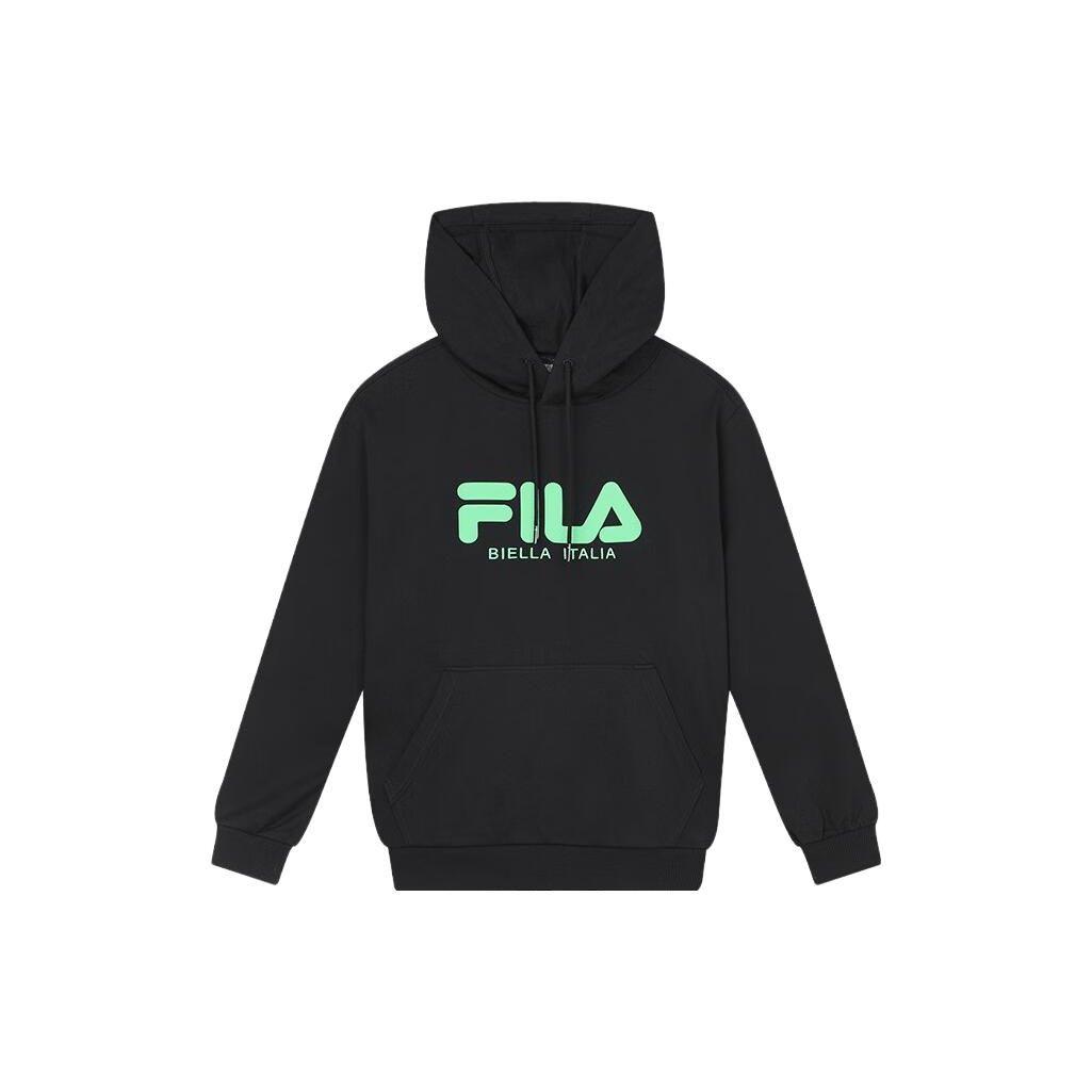

FILA Original Series Letter Hooded Pullover Vintage Sweatshirt Unisex sweatshirt Black F11U339299F-BK M