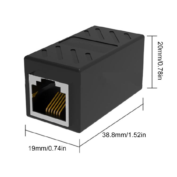 Telephone RJ11 6P6C 6P4C 6P2C Phone Line Connector Coupler Phone Female To Female Telephone Coupler