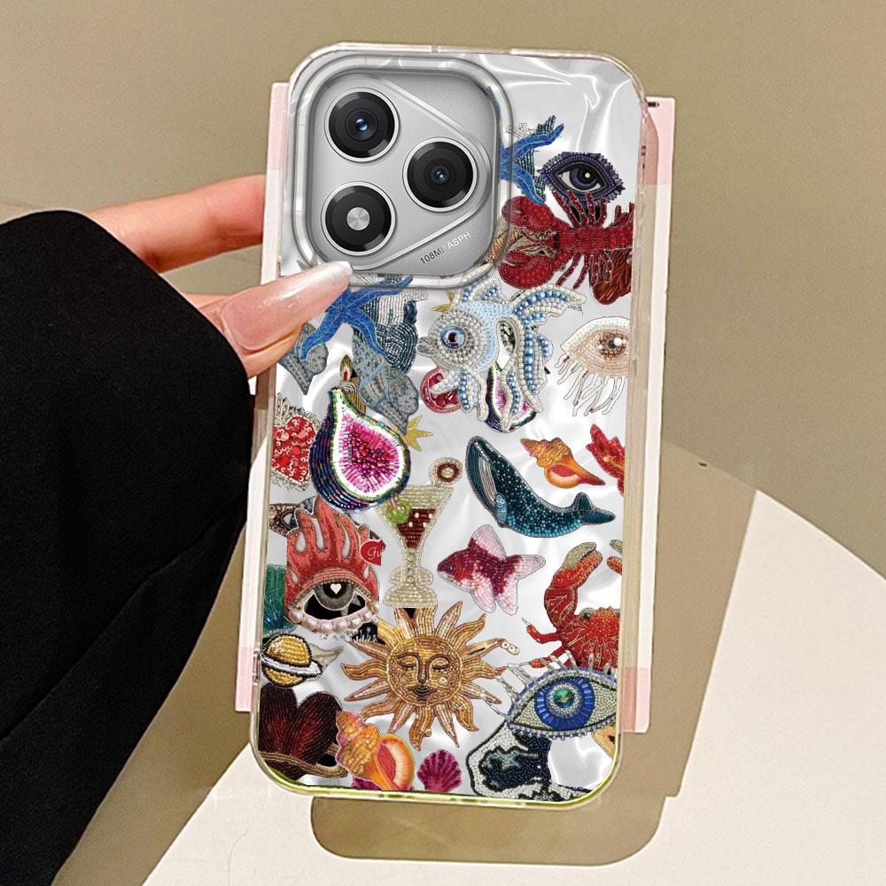 Чехол для телефона Planet Fruit Sun Eye Water Texture для Honor 400 200 90Smart Pro Magic7 6 5 70 Lite X9a X9c X8b X8a X8c X7c X6c