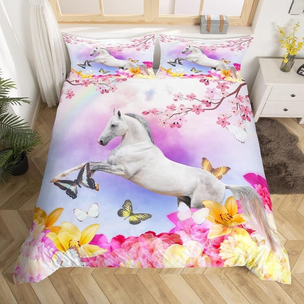 

Cute Little Panda Patterned Bed Sheet Set, Children s Animal Bedroom Decoration Bed Sheet Set, Boys Printed Duvet Cover Set 90x200cm