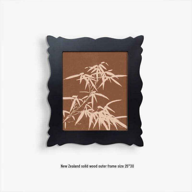 New Chinese Style Flower Bird Solid Wood Wall Art