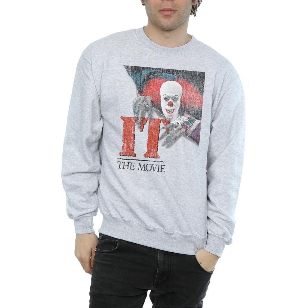 It (1990) Mens Distressed Poster Sweatshirt