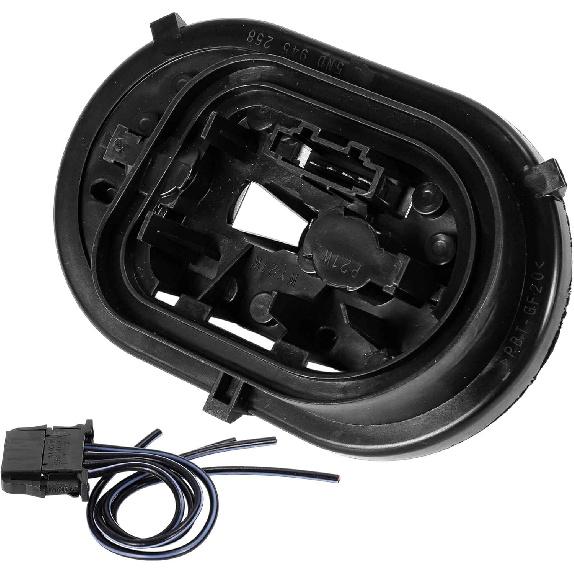 Left Tail Light Socket Wiring for Volkswagen Tiguan 5N Halogen Lamp Vehicles 2008-2012 No.5ND945257 Lamp Bulb Pigtail Connector Harness W/Pre-Wired