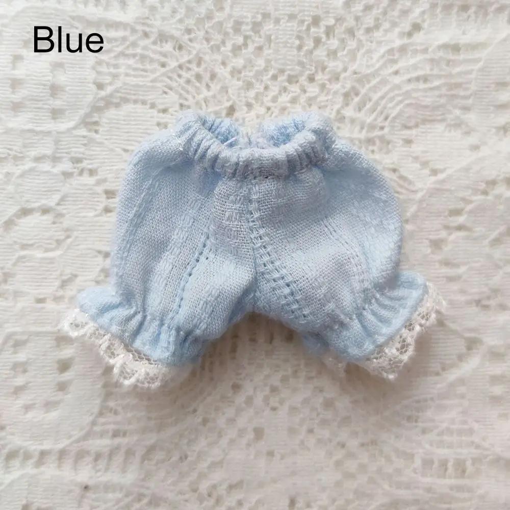 

High Quality Kids Toys 1/11 1/12 Dolls Cotton Shorts Dolls Trousers Clothes Accessories Doll Lantern Pants синій