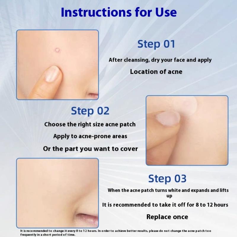 360Pcs Pimple Patch Acne Hydrocolloid Invisible Breathable Acne Removal Acne Cover Face Spot Pimple Patch Skin Care Stickers