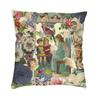 Nordic Victorian Angel Cushion Cover Velvet Fairies Sea Throw Pillow Case Living Room Decoration Pillowcase