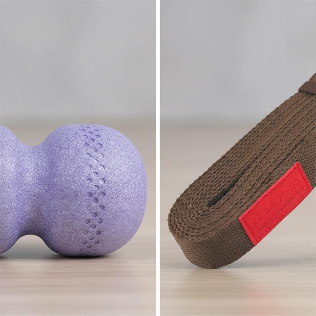 Wavy Foam Roller Deep Tissue Massage Expanded Polypropylene Stretching Column Traditional Fitness