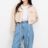 Jacket for Women Short Style Snap Button Date Outfits Korea Fashion
