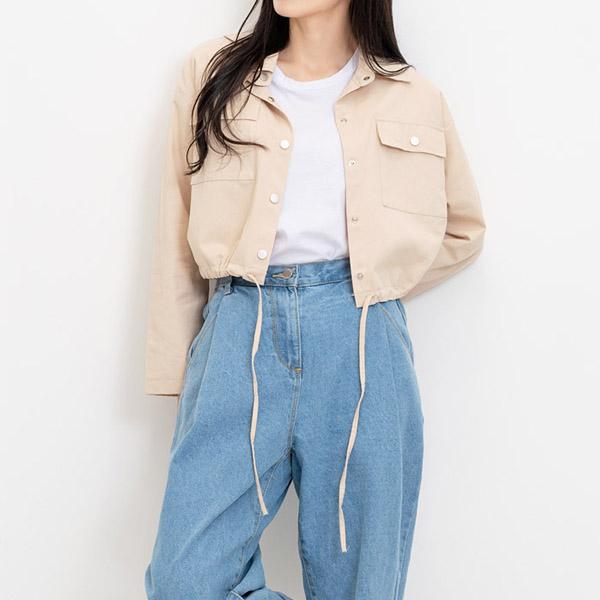 Jacket for Women Short Style Snap Button Date Outfits Korea Fashion