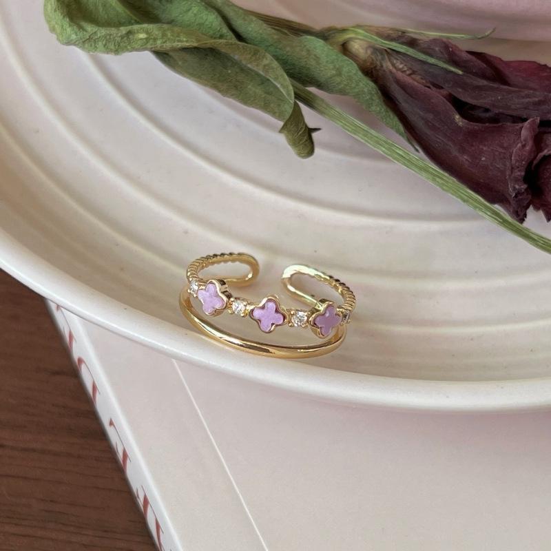 3D Butterfly Adjustable Enamel Ring - Fashionable  Versatile for Women Open Adjustable