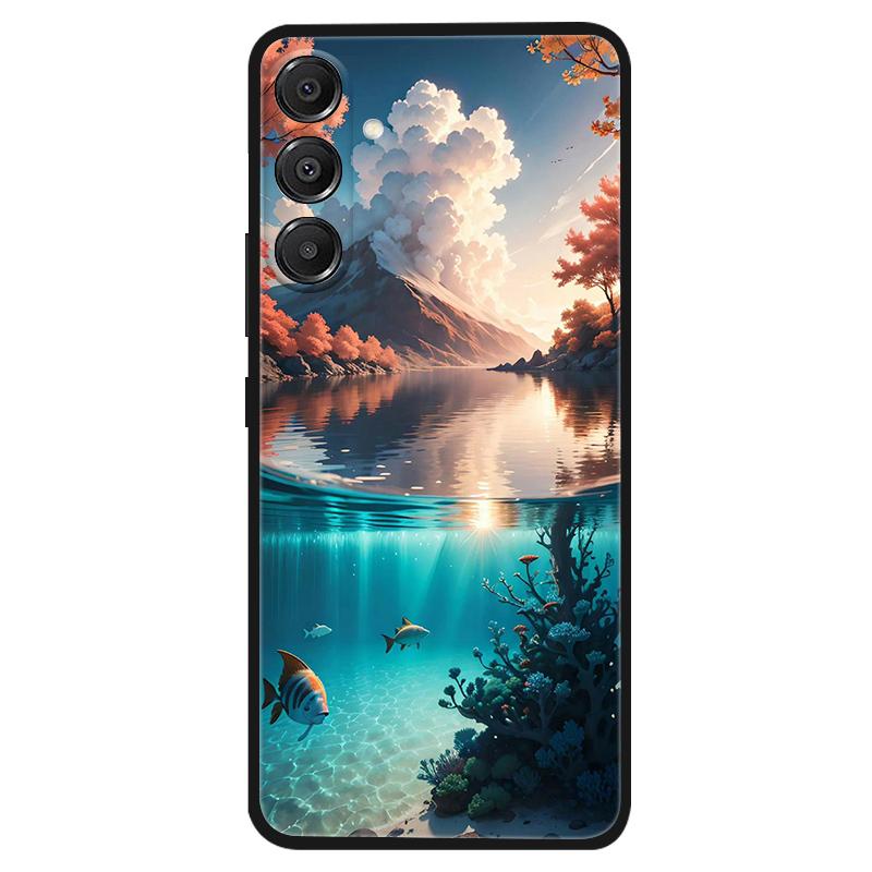 For Samsung A56 Case Silicone Luxury Space Soft Bumper for Samsung Galaxy A36 A26 A56 A16 4G 5G Phone Cover TPU Funda Fashion