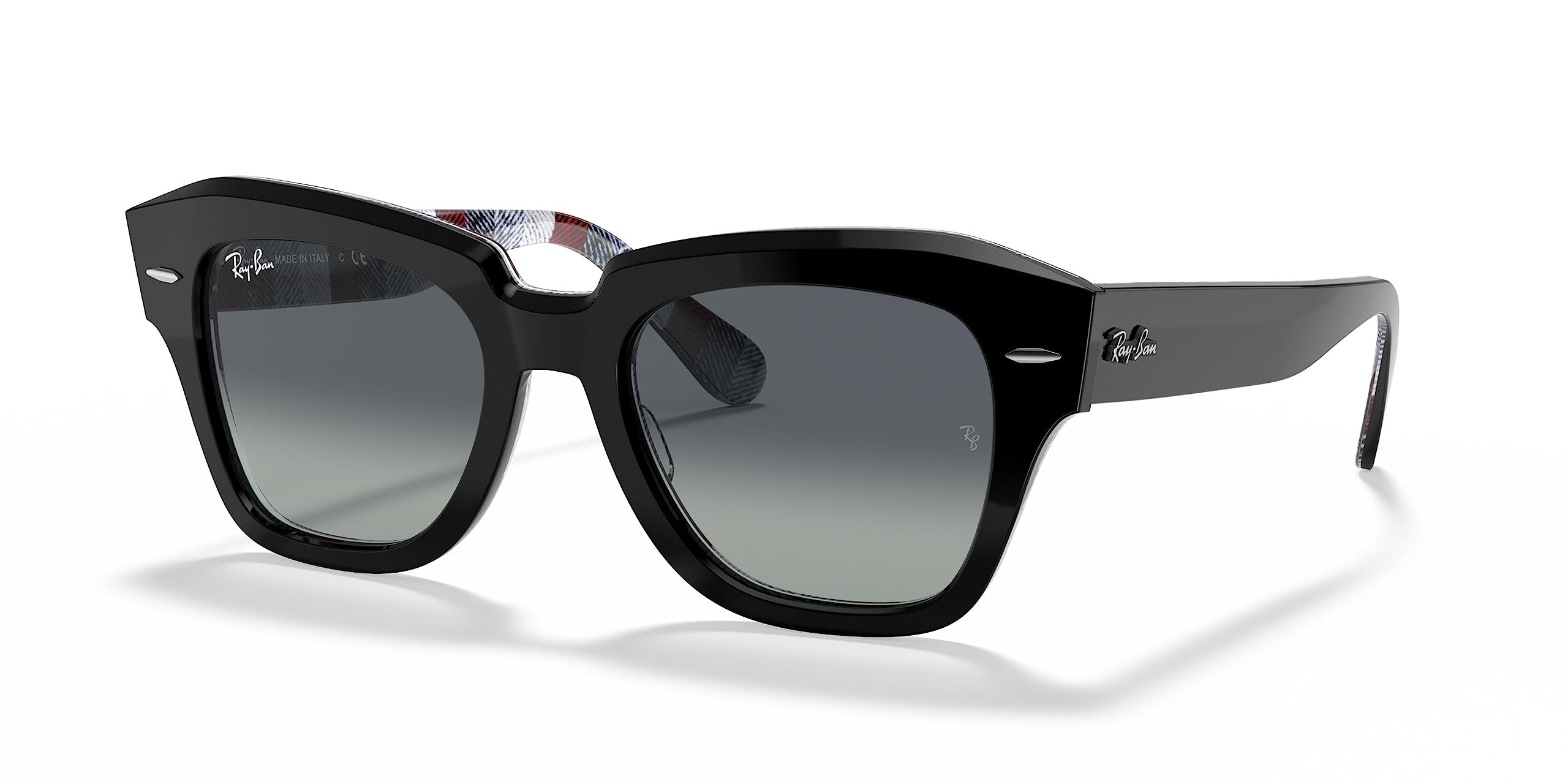 

Солнцезащитные очки 0RB2186 STATE STREET 13183A СВЕТЛО-СЕРЫЙ ГРАДИЕНТНО-СИНИЙ 49 Ray-Ban