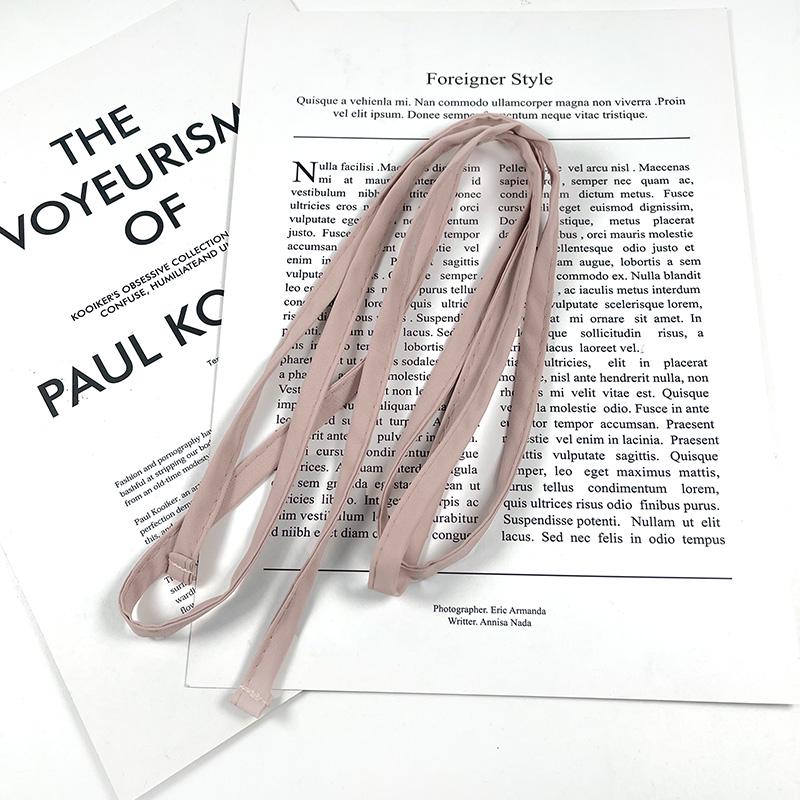 Spring/Summer Thin Tie & Belt Set: Solid Color, Versatile & Simple Clothing Accessories