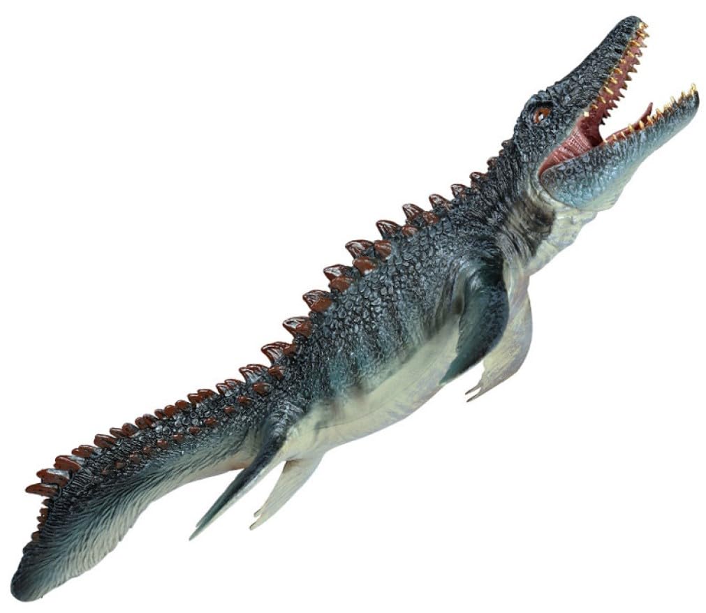 SanDoll Dinosaur Figure Realistic Model Jurassic Period 30cm Class Reptile Impressive Carnivorous Children Toy Present Display (Mosasaurus)