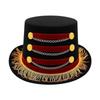 Gold Fringe Vintage Fascinator Hats Tasseled Design Ringmaster Top Hat  Stage Performances