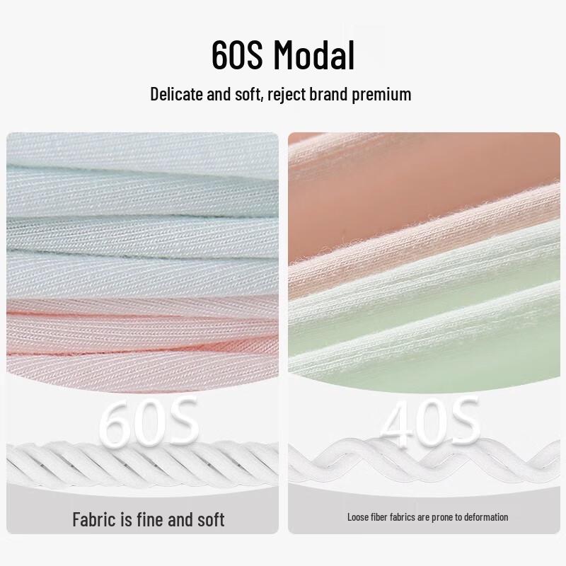 Dai Er Jia Ren Women's Modal Antibacterial Seamless Briefs