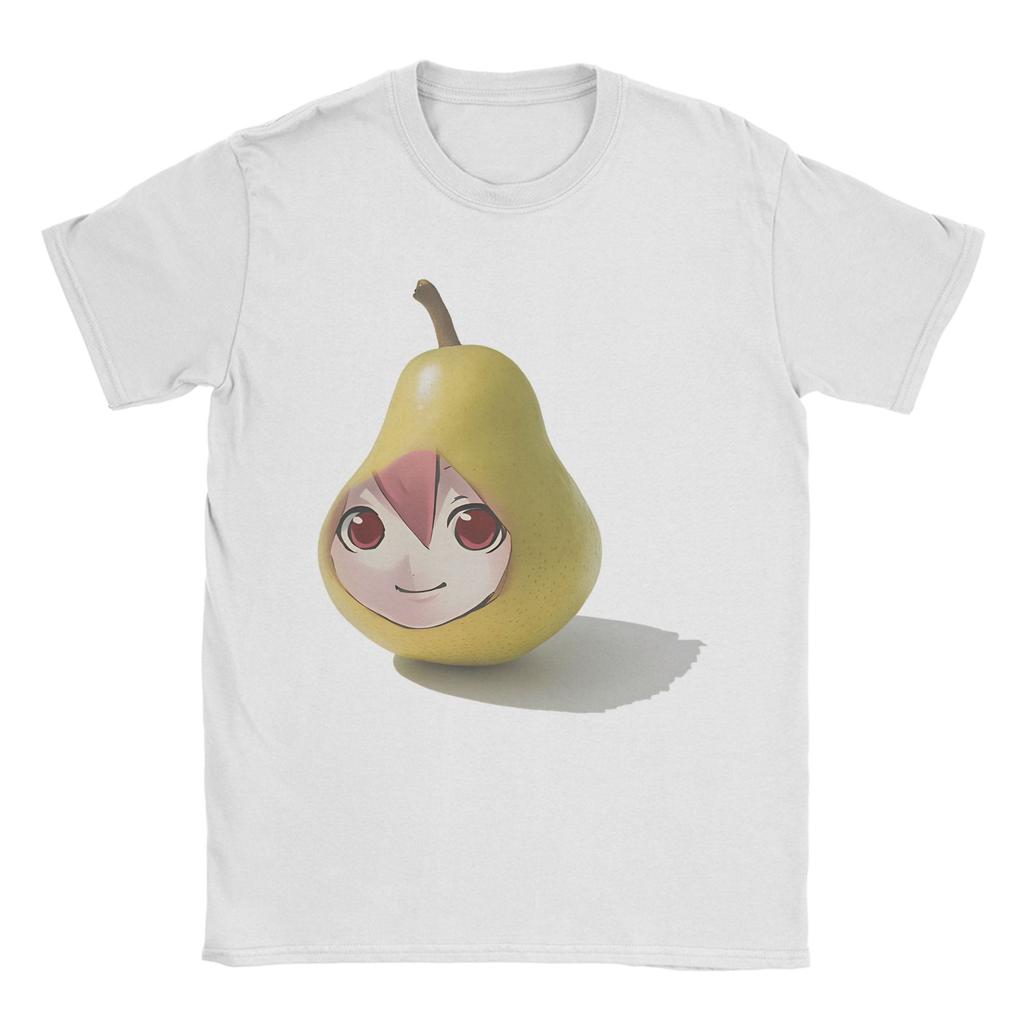 Unisex Unisexs Kasane Teto Cartoon Anime T-Shirt Virtuelle Idole 100% Baumwolle Oberteile Einzigartig Kurzarm Rundhals T-Shirts Geschenk T-Shirt