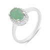 Silver Ring with a Natural Emerald 1.304ct, Item Weight 2.17 G (2214182)