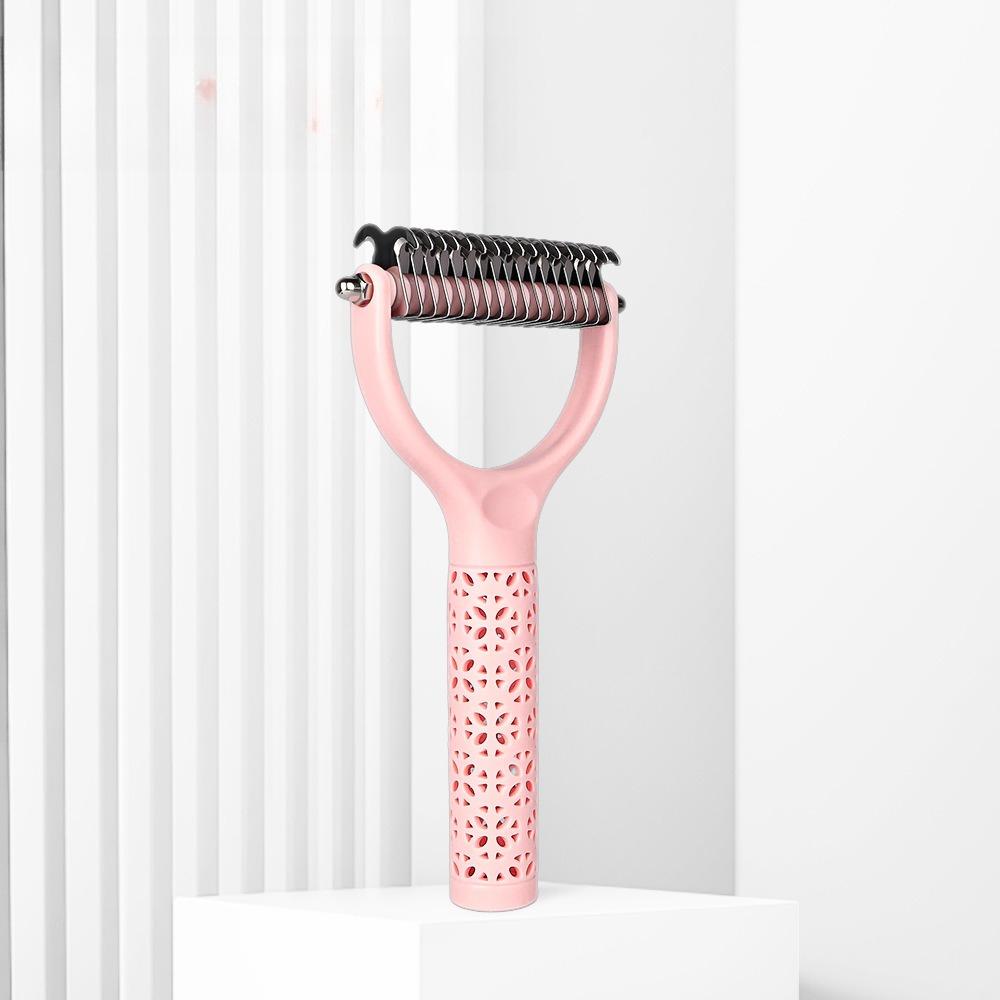 Pet comb pet knot comb double-sidedcombflea comb safe andskin friendly pet cleaningcat comb dog comb petcomb catand doguniversal