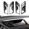 Pro VW Golf 6 MK6 2008-2013 Auto ABS Styl uhlíkových vláken Vnitřní dveře Rukojeť Vytahovací dveře Mísa Rám Kryt Obložení Vnitřní příslušenství