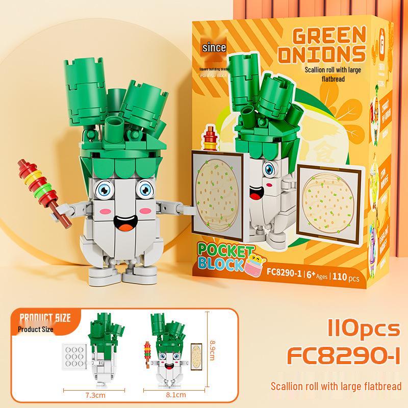 Fang Cheng Kids Educational Vegetable Paradise Building Blocks Puzzle