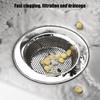 3Pcs Metal Kitchen Sink Strainer Basket Corrosion Resistant Mesh Sink Debris Catcher for Effective Food Waste Enduring