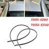 2pcs Weather Sealing Strips Automotive Accessories Left Right Side Roof Drip Moulding Trim Set 75551-52160 75552-52140
