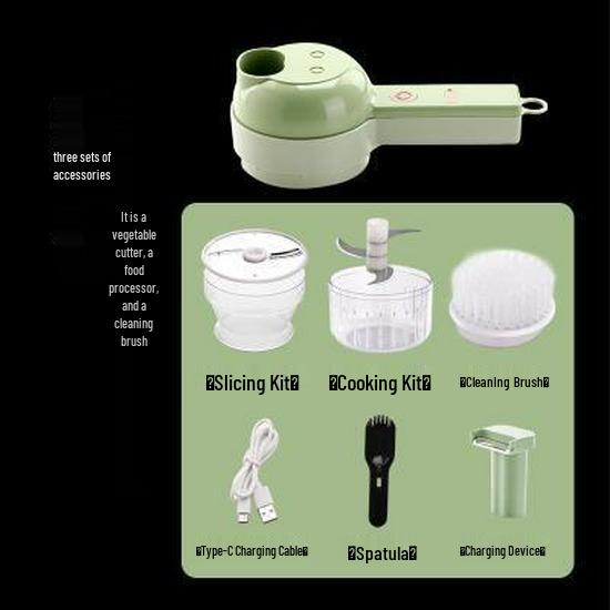 

Gatling Multifunctional Electric Vegetable Chopper & Garlic Grinder