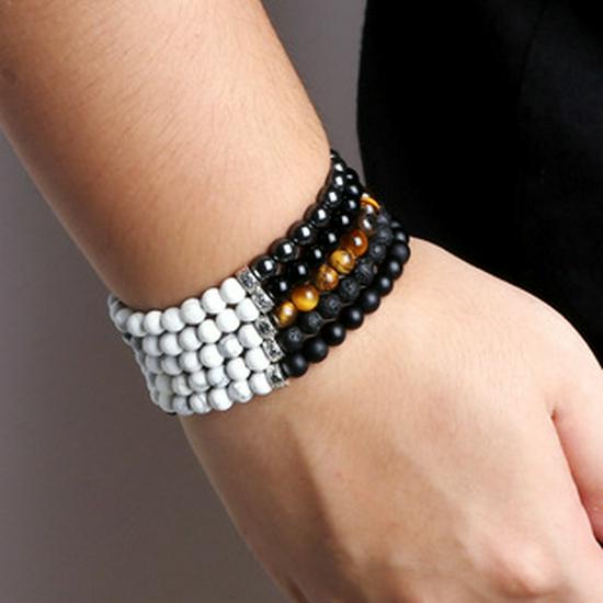 Retro-Style Evil Eye Bracelet: Handmade Woven Cord, Adjustable for Women