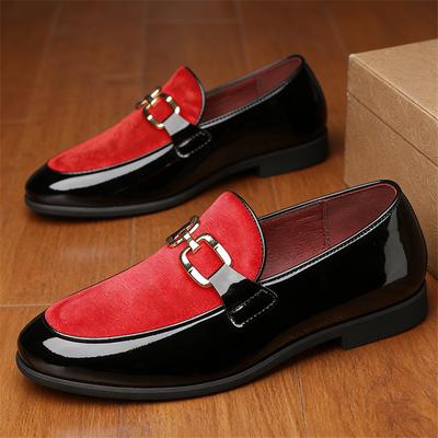 Fashion New Men's Brand Suede Leather Mixed Casual Shoes for Designer Loafers Formal Wedding Prom Dress Homecoming Footwear