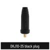 European Style Class A Welding Machine Plug & Socket with Thickened Brass DKJ10-25/35-50 Male-Female Coupler
