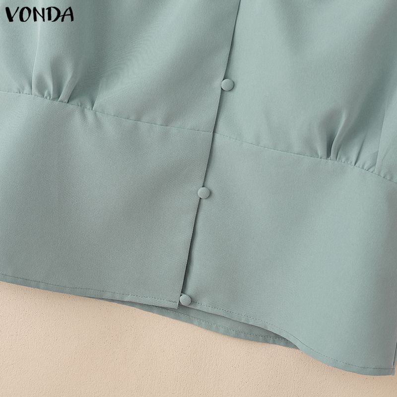 VONDA Canottiere Casual Eleganti da Donna Estive Senza Maniche con Nodo a Fiocco Blusa