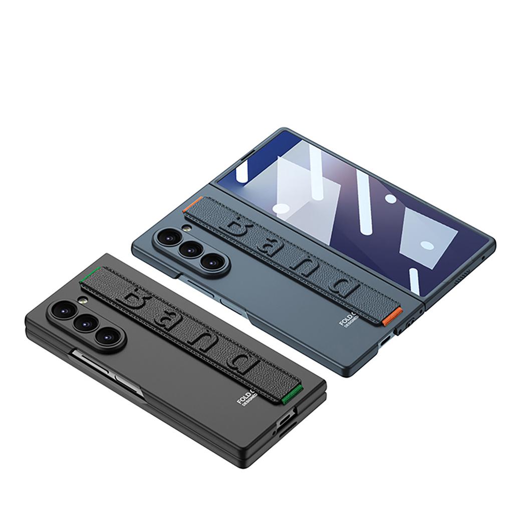 Samsung ZFold7 Folding Screen Mobile Phone Case Ultra Thin Wristband Shell Film Integrated Fold7 Precision Control Protection Case