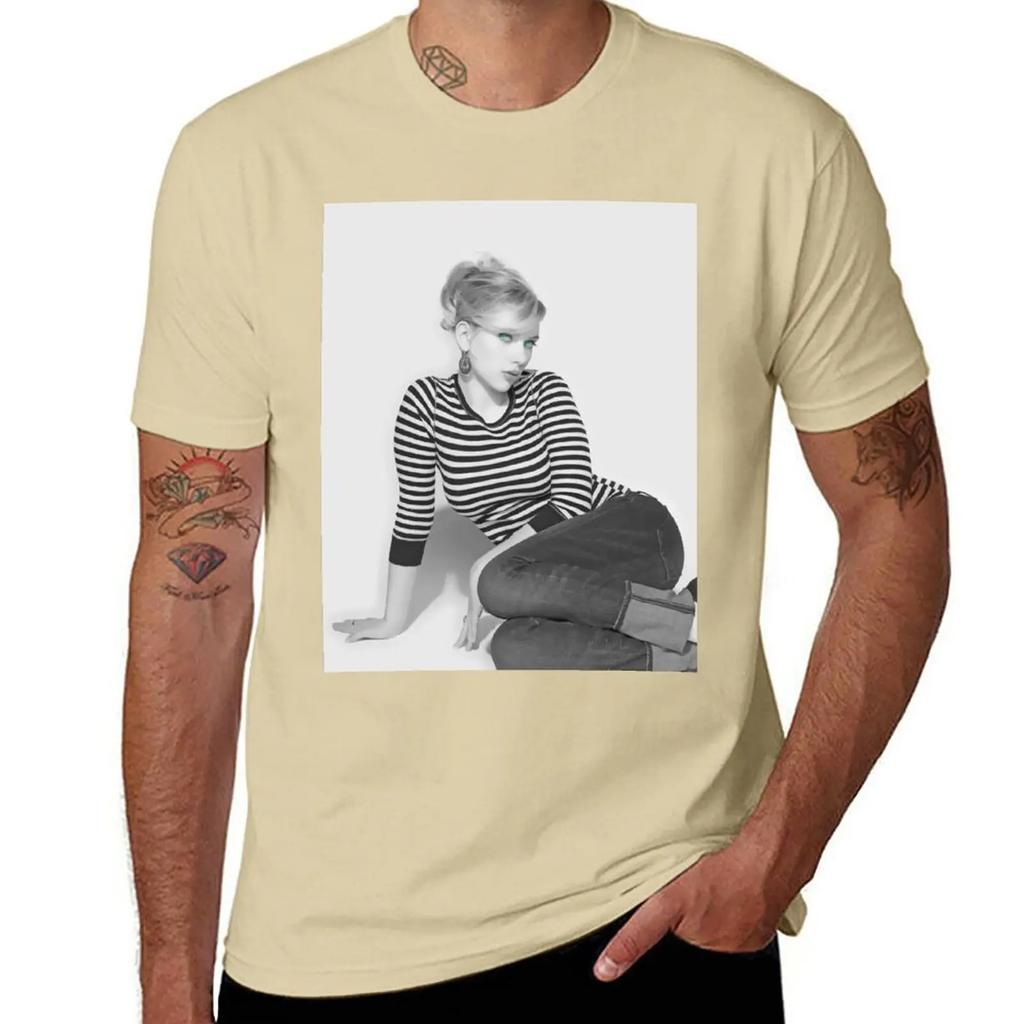 Mrs. Johansson 3 T-Shirt cute tops heavyweights sublime funny t shirts