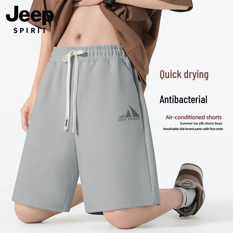 JEEP SPIRIT Men s Summer Quick-Dry Casual Sports Shorts L