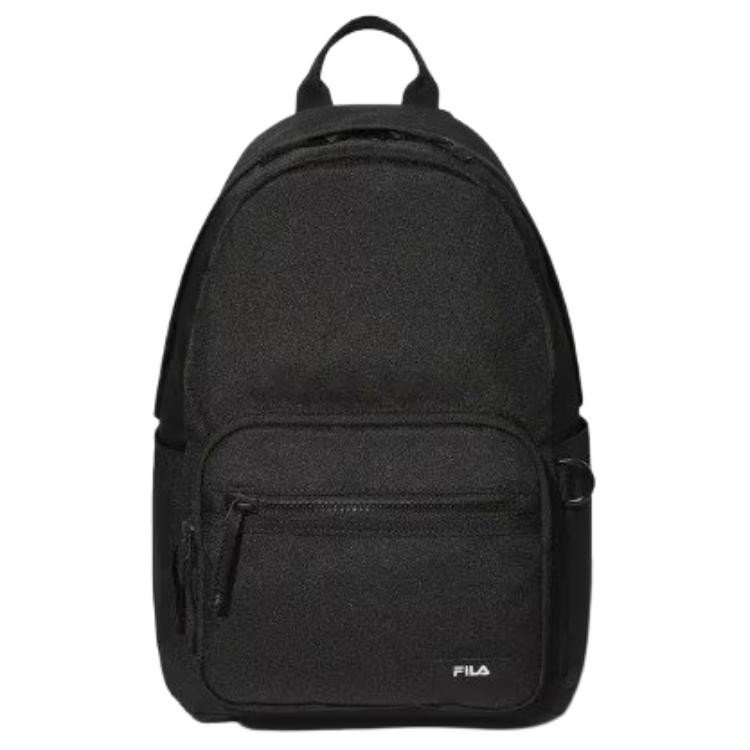 FILA Fashionable Versatile Polyester Mini Backpack Unisex backpack Black FS3BPG3304XBLK Black,Mini