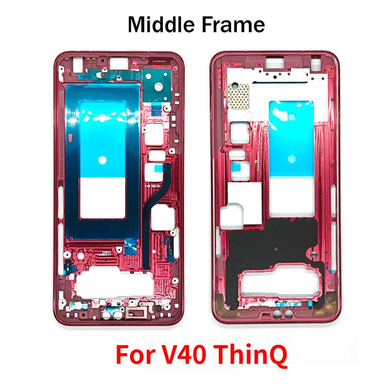 Middle Frame For LG V40 ThinQ LCD Front Frame Housing Bezel Side Frame Repair Parts
