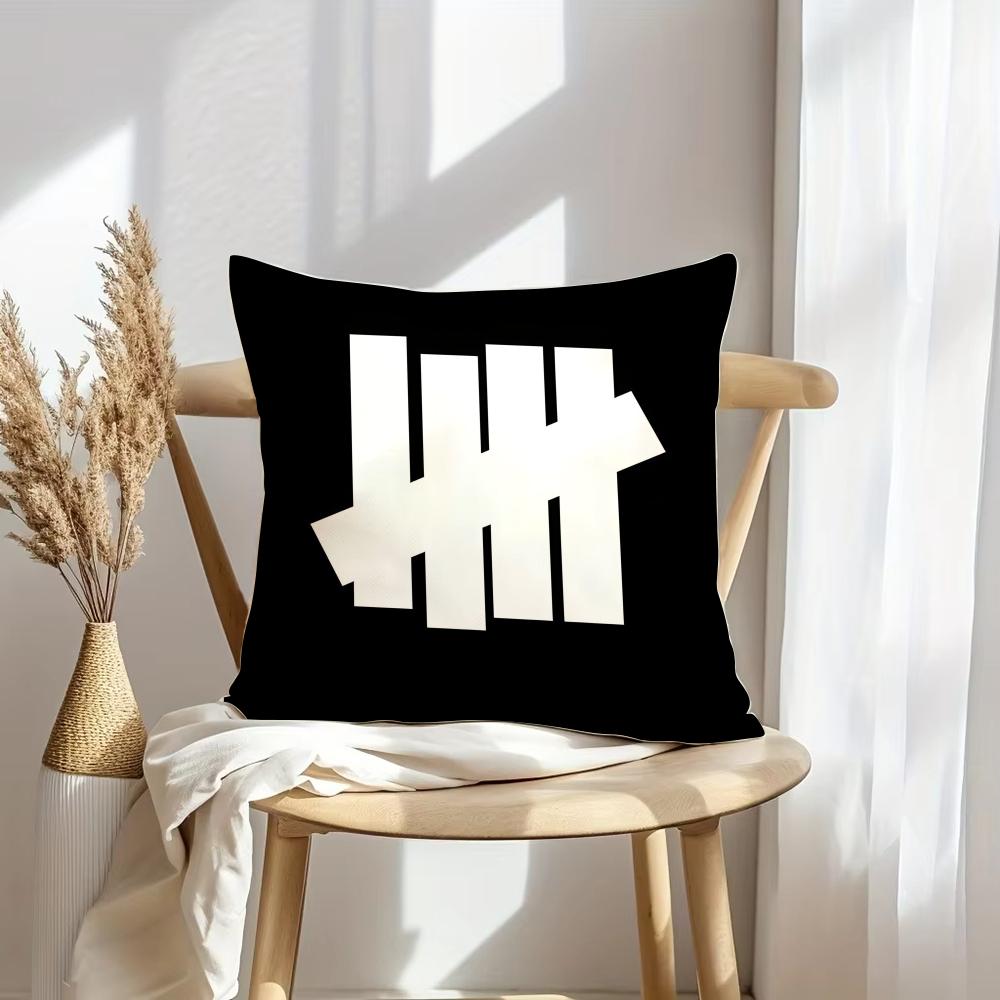 U-Undefeated Brand Cushion Cover Pillowcase Ultra Soft Skin Friendly Fabric Cloud Like Comfort & Concealed Zipper