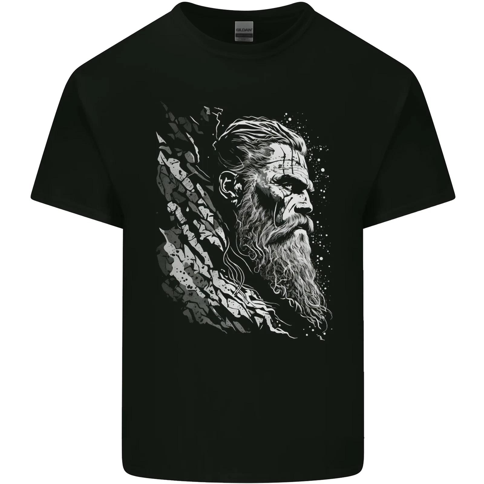 Viking Elder Valhalla Odin Norse Gods Kids T-Shirt Childrens S