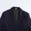 2024 Autumn Women's European-American Fashion Oversized Suit Jacket with Pocket Accents