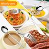 24 Pieces Flatware Cutlery Set Stainless Steel Tableware Dessert Tea Spoon Dishwasher Safe for Home Dining Room Kitchenware