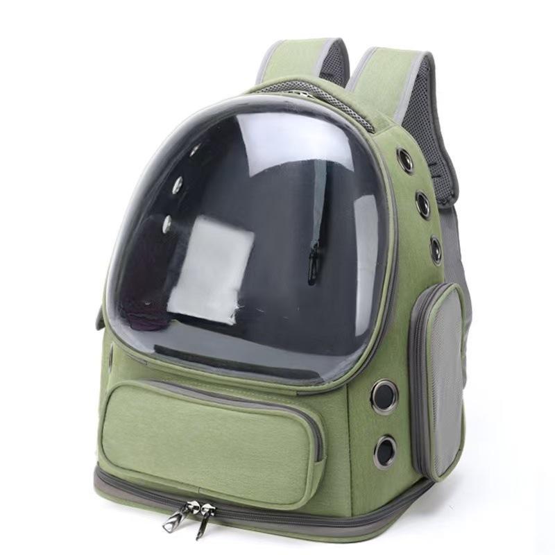 Cat Carrier Backpack Transparent Outdoor Breathable Pet Shoulder Bag Small Pet Travel Packages Pet Carrier Supplies Waterproof