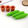 Return To School Season 1pc 0.5mm Creative Fine Stationery Cactus Bonsai Ballpoint Pen Cute Fashion Office Supplies Desk Pen
