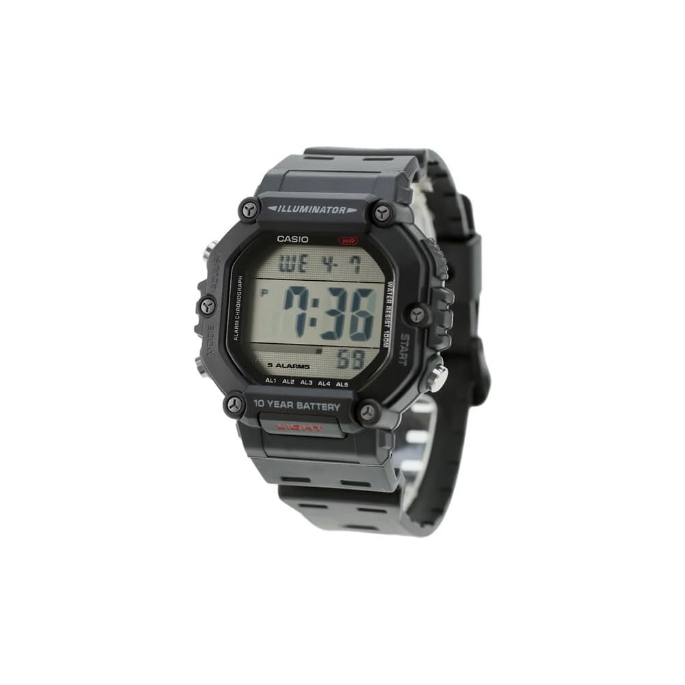 Casio Cheap Casio Digital Quartz Men s Watch AE-1600H-1AV Water Resistant Black 10-Year Battery