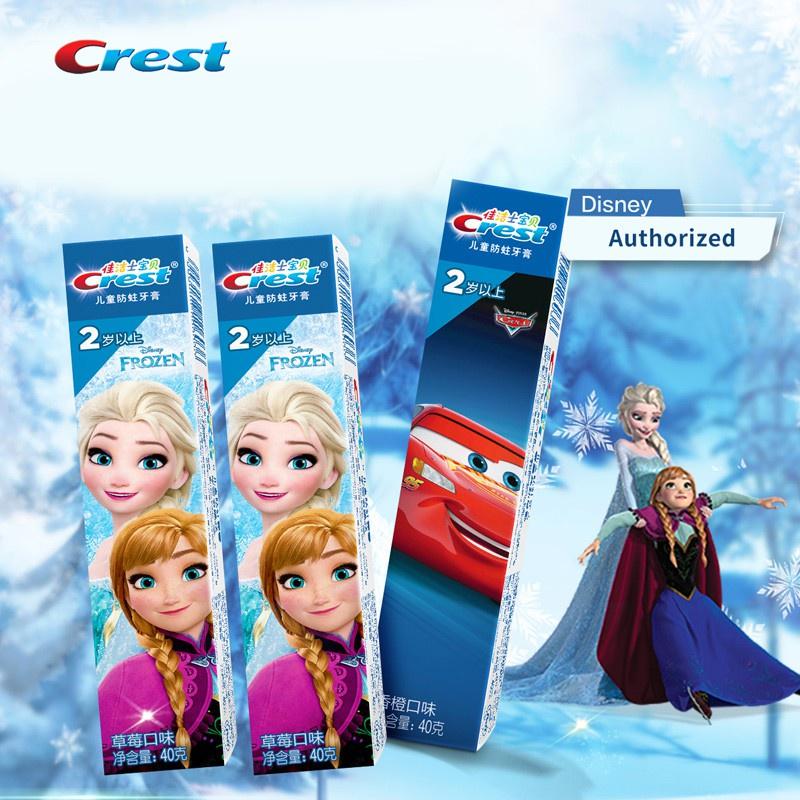 

Зубная паста Crest для детей пищевая фруктовая ароматизированная детская 40/90 г