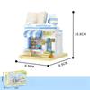 Street View Building Blocks Creative Paradise Children's Educational Assembly Cute Toy Store Handmade Diy Model Ornaments Gifts