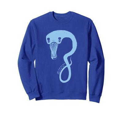 Billie Eilish Offizielles Monster Blaues Sweatshirt