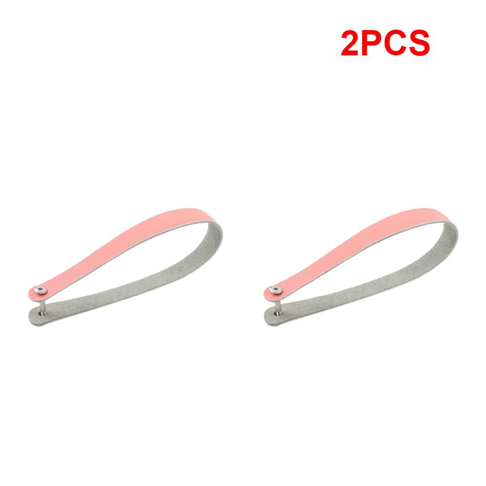 1/2PCS Cowhide Leather Pull Strap Belt Quick Release Rope Block Bag for Brompton Folding Bike Front Bag Carrier Block Strap